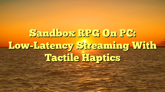 Sandbox RPG On PC: Low-Latency Streaming With Tactile Haptics
